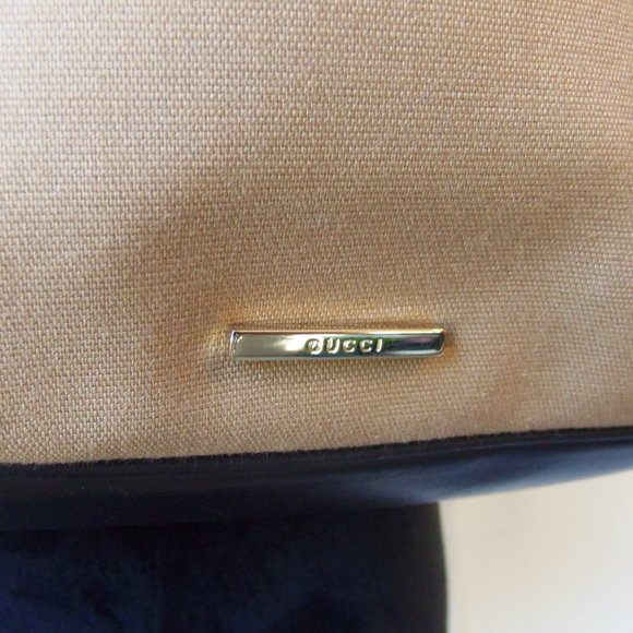 Gucci Sherry Line Shoulder Bag Canvas Leather - Picture 5 of 16